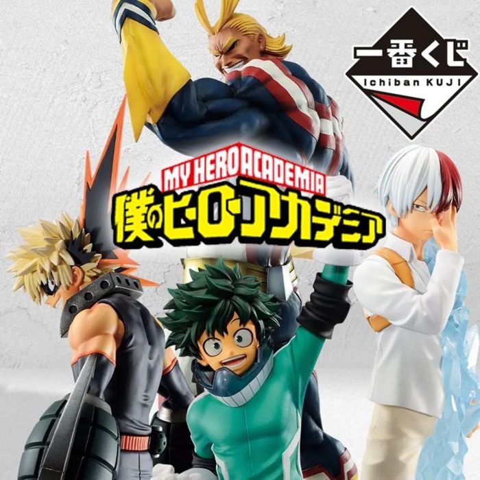 Ichiban Kuji Banpresto My Hero Academia Figura Izuku Midoriya, Bakugo Katsumi, Todoroki Koro, All Might 0 Ichiban Kuji Banpresto My Hero Academia Figura Izuku Midoriya, Bakugo Katsumi, Todoroki Koro, All Might 0