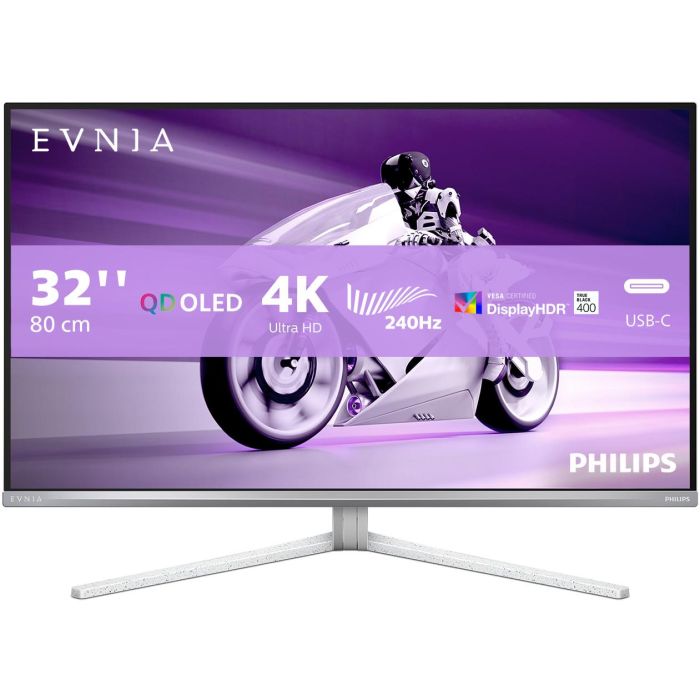 Philips 32M2N8900 Monitor 31.5" QD-OLED 4K UHD 3840x2160 0.03ms 240Hz Blanco 0 Philips 32M2N8900 Monitor 31.5" QD-OLED 4K UHD 3840x2160 0.03ms 240Hz Blanco 0