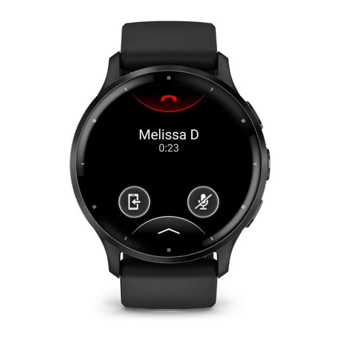 Garmin GAR1701825584298 Reloj GPS conectado Venu 3 35,4 mm (1.4) Acero gris caja negra correa silicona negra 1