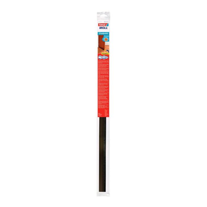 Tesa Burlete bajo puerta PVC marrón 1m x 37mm Tesa Burlete bajo puerta PVC marrón 1m x 37mm