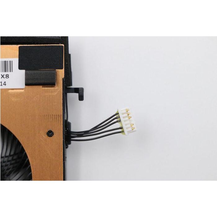 Lenovo Air-cooled CPU heatsink fan module, designed for Lenovo ThinkPad P53, ensuring optimal cooling performance. 2 Lenovo Air-cooled CPU heatsink fan module, designed for Lenovo ThinkPad P53, ensuring optimal cooling performance. 2