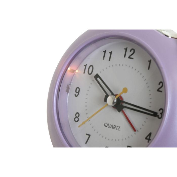 Reloj de Mesa Home ESPRIT Rosa Coral Menta Lila (4 Unidades) 3
