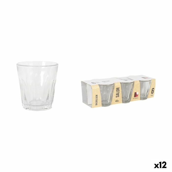 Set de Vasos Inde Salor 43 ml 6 Piezas (12 Unidades)