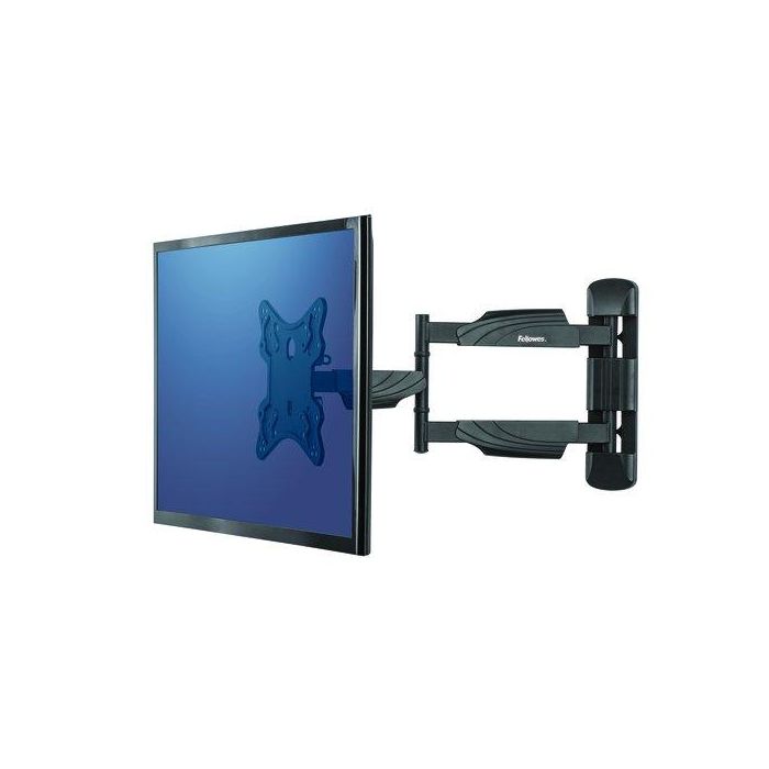 Fellowes 8043601 - Soporte de pared Full-Motion para TV de 23" a 55" (58.4 a 139.7 cm), hasta 35 kg, Negro