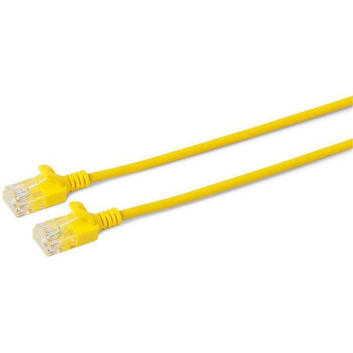 MicroConnect CAT6 U/UTP SLIM Network Cable 0.15m, Yellow MicroConnect CAT6 U/UTP SLIM Network Cable 0.15m, Yellow