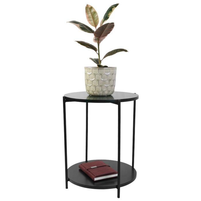 Day Mesa Auxiliar Negra Diámetro 40 cm Altura 50 cm 5