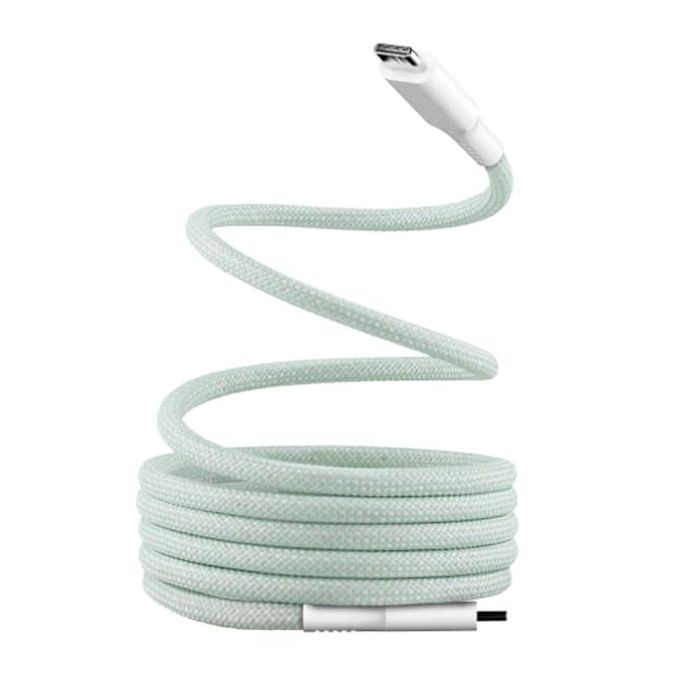 TNB Cable de funda magnetica USB-C a USB-C - 1.5m - Green TNB Cable de funda magnetica USB-C a USB-C - 1.5m - Green