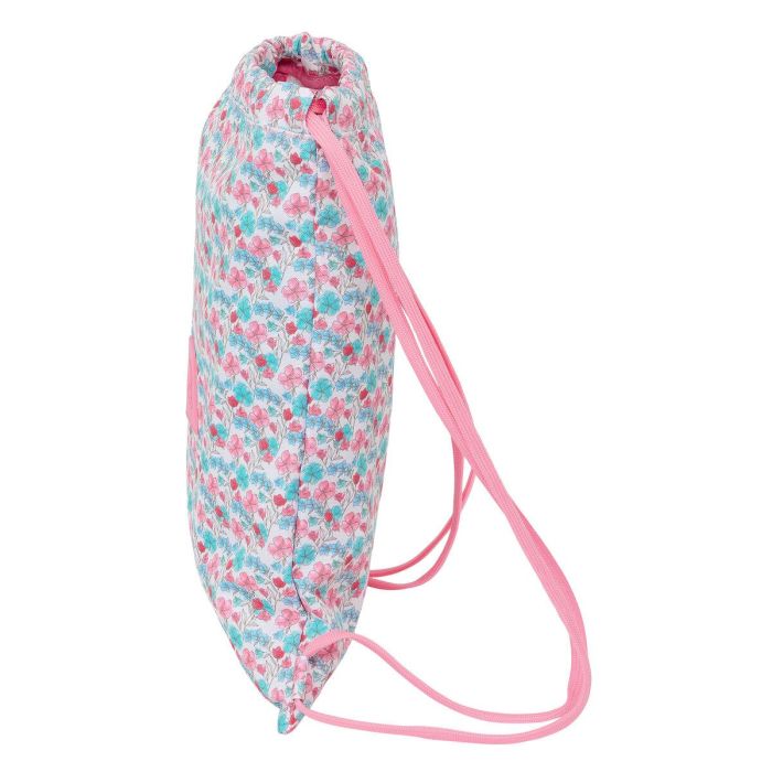 Bolsa Mochila con Cuerdas Moos Flores Multicolor 35 x 40 x 1 cm 2 Bolsa Mochila con Cuerdas Moos Flores Multicolor 35 x 40 x 1 cm 2