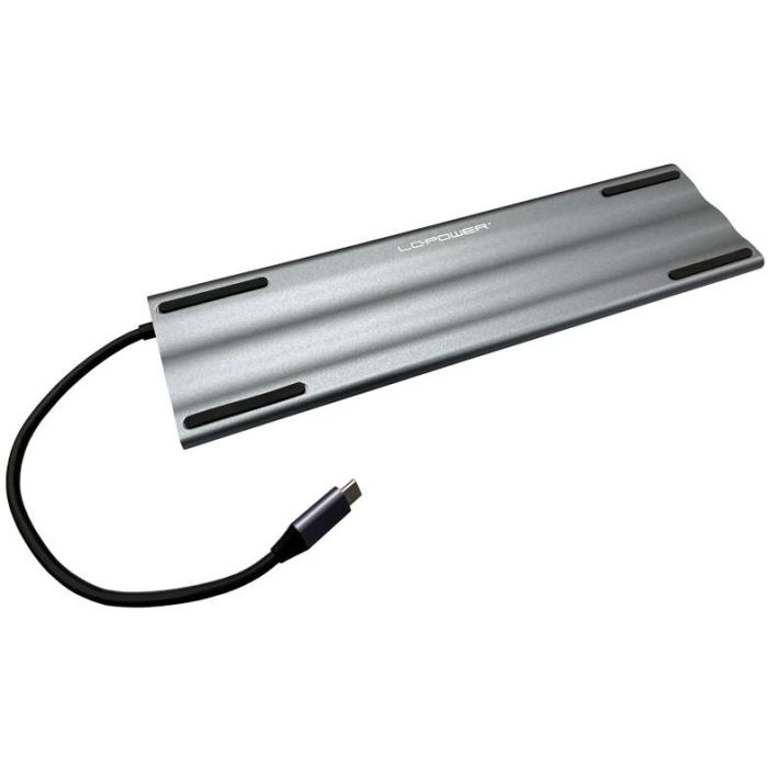 LC-Power LC-HUB-C-MULTI-8 USB-C auf 3xUSB-A/2xUSB-C/HDMI/VGA/MicroSD/SD/RJ45/Audio 2 LC-Power LC-HUB-C-MULTI-8 USB-C auf 3xUSB-A/2xUSB-C/HDMI/VGA/MicroSD/SD/RJ45/Audio 2