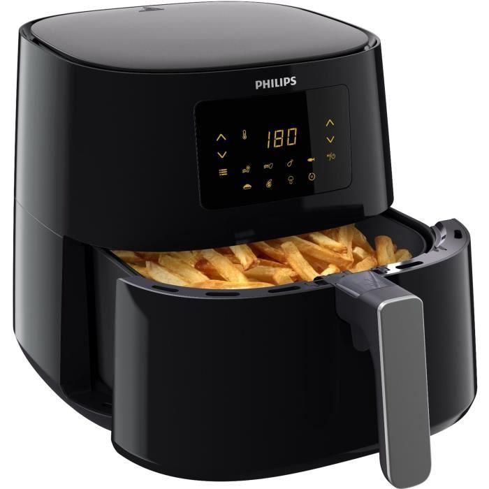 Philips HD9270/70 Airfryer XL Serie 3000, Freidora sin aceite con Tecnología Air Rapid, 1.2 kg, 7 programas preestablecidos, Negro 1