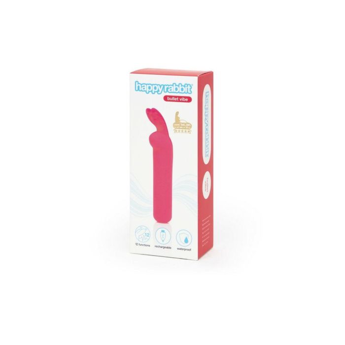 Conejito Vibrador Happy Rabbit Bullet Rosa 1