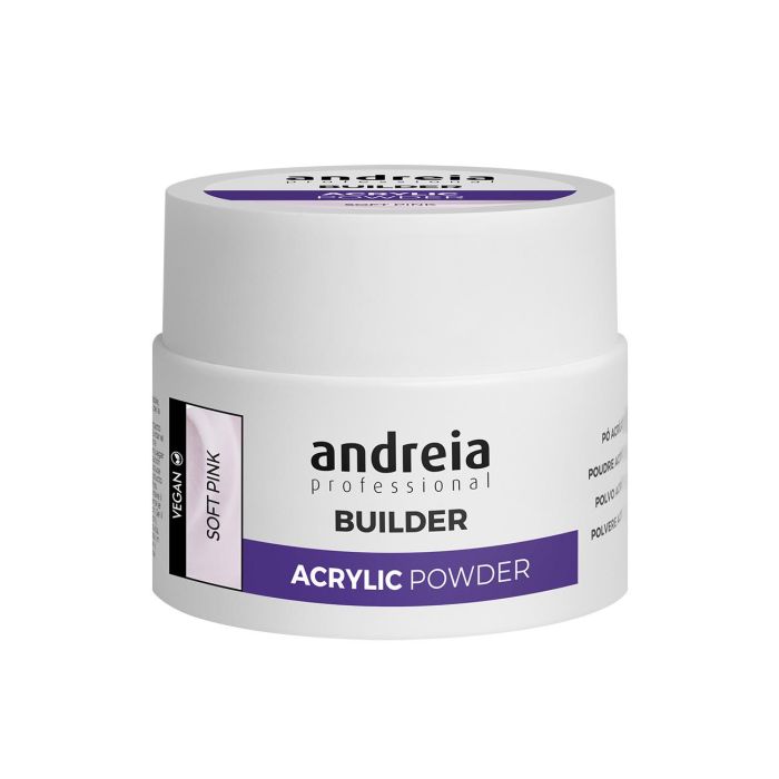 Andreia Professional Builder Acrylic Powder Polvos Acrilicos Soft Pink 35 g