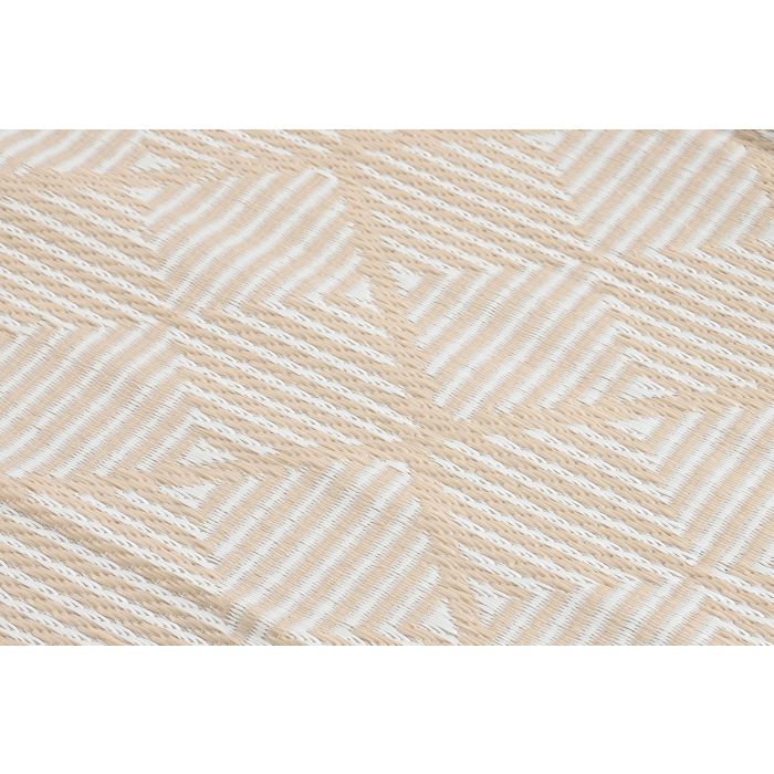 DKD Home Decor Alfombra Fina de Poliéster y PP Colores Surtidos Gris, Beige y Blanco – Pack de 4 Unidades de 210x150 cm 2