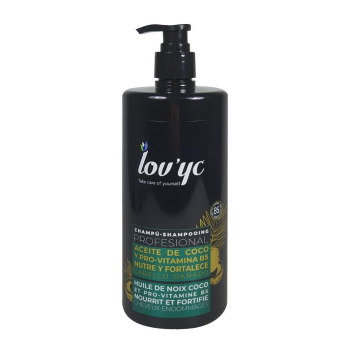 Lovyc Aceite de coco y provitamina b5 champú cabello dañado 750 ml Lovyc Aceite de coco y provitamina b5 champú cabello dañado 750 ml