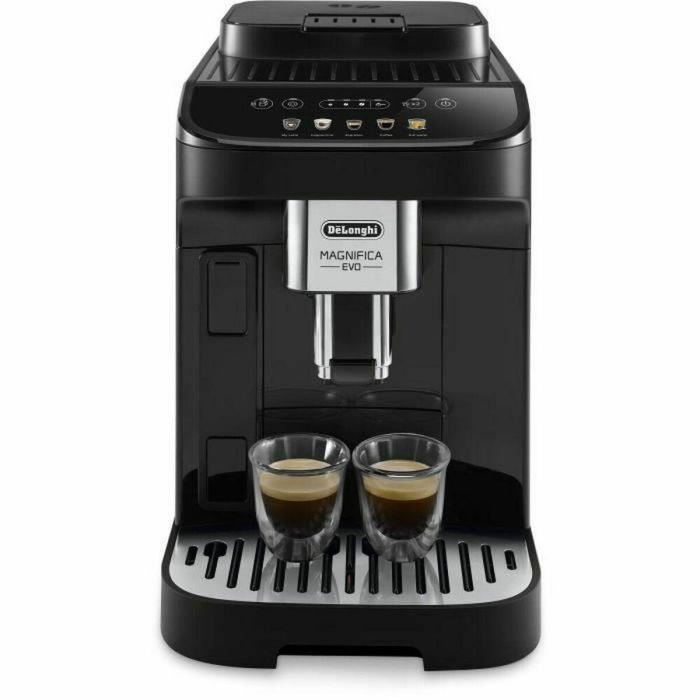 De'Longhi Magnifica Evo, Cafetera espresso con molinillo, tecnología de bebidas lácteas, ECAM290.61.B, Negro