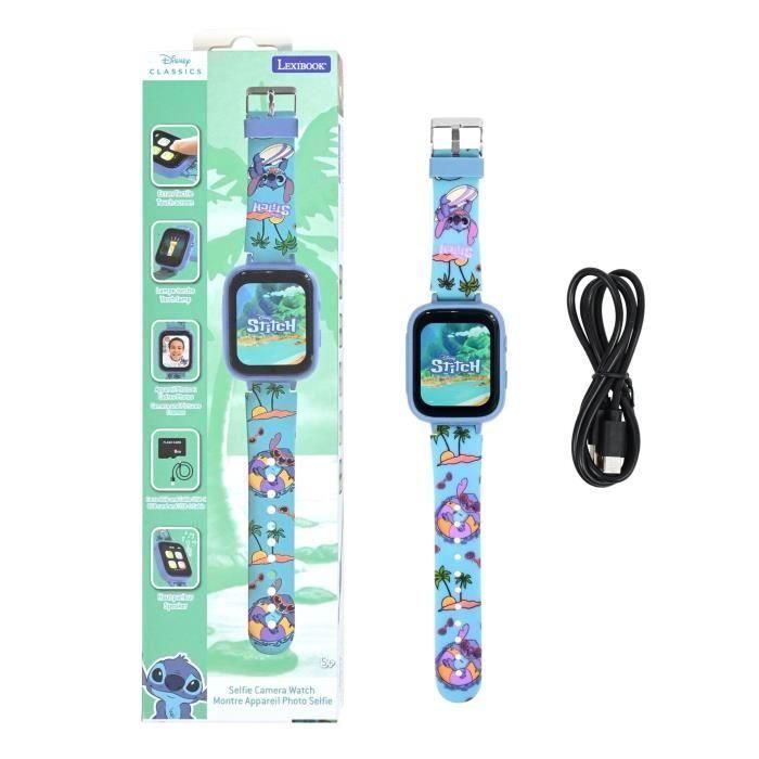 Lexibook Dmw070D Reloj con Cámara Disney Stitch para Niños, Pantalla Táctil, Video 720p, MP3, Podómetro +3 años 2 Lexibook Dmw070D Reloj con Cámara Disney Stitch para Niños, Pantalla Táctil, Video 720p, MP3, Podómetro +3 años 2