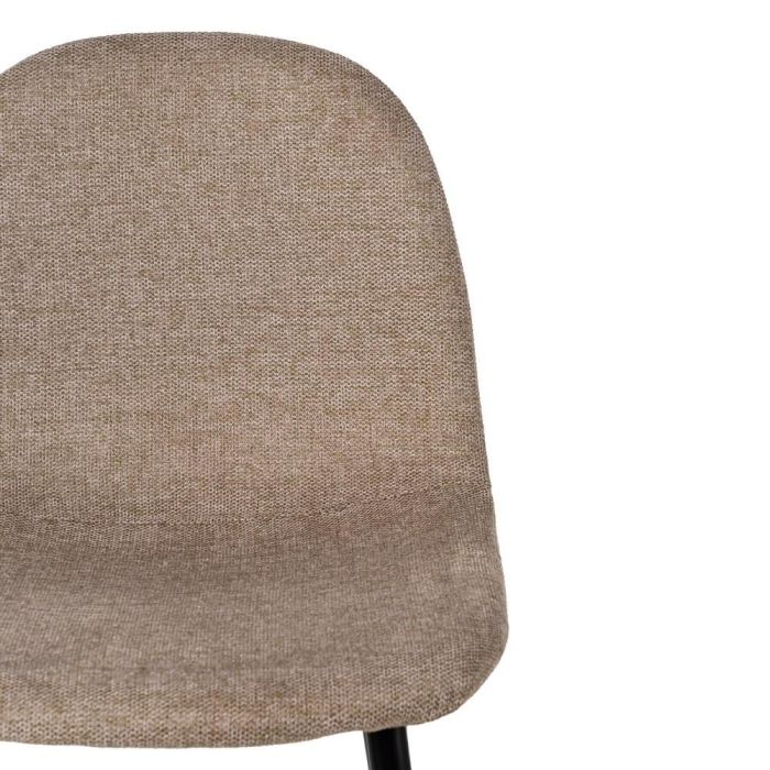 Taburete Taupe Tejido-Metal Salón 45,50 X 45 X 105,50 cm