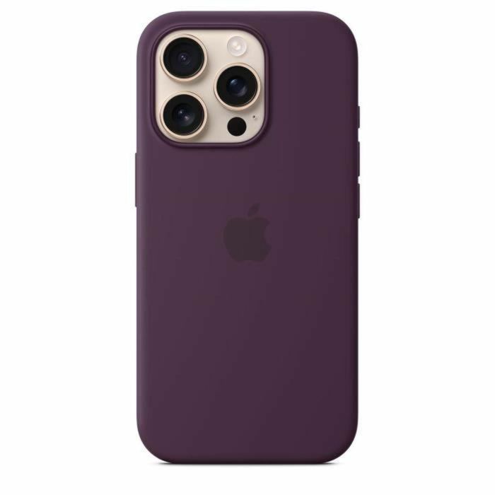 Apple Funda de Silicona con MagSafe para iPhone 16 Pro - Ciruela 0 Apple Funda de Silicona con MagSafe para iPhone 16 Pro - Ciruela 0