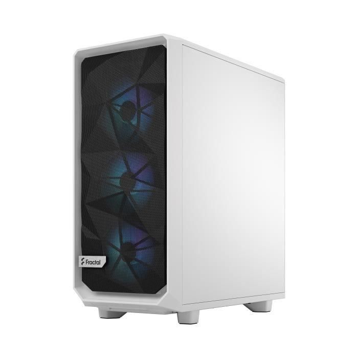 Fractal Design FRA7340172703716 Meshify 2 Compact RGB White TG Clear Fractal Design FRA7340172703716 Meshify 2 Compact RGB White TG Clear