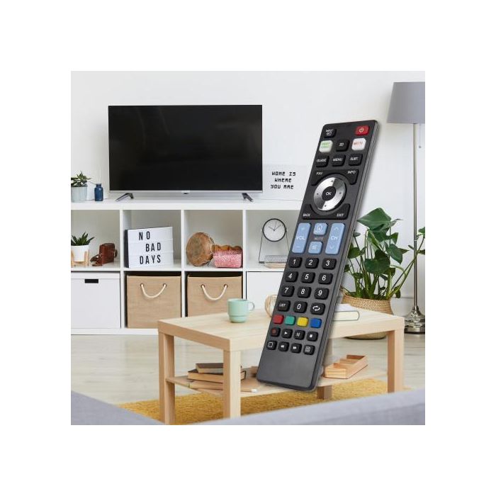 Ewent EW1576 Mando a Distancia Universal para Smart TV LG, Samsung, Sony, Panasonic, Philips con Funciones Smart y 3D 5