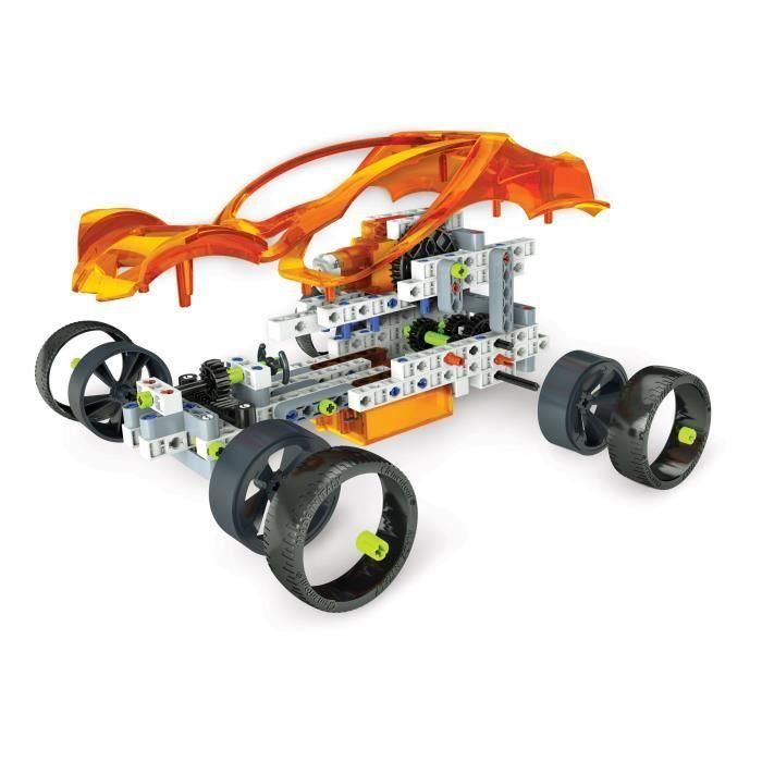 Clementoni Taller de Mecánica Vehículos y Máquinas para Construir con 250 Componentes, Motor Eléctrico y Más de 50 Creaciones, 8+ Años 5