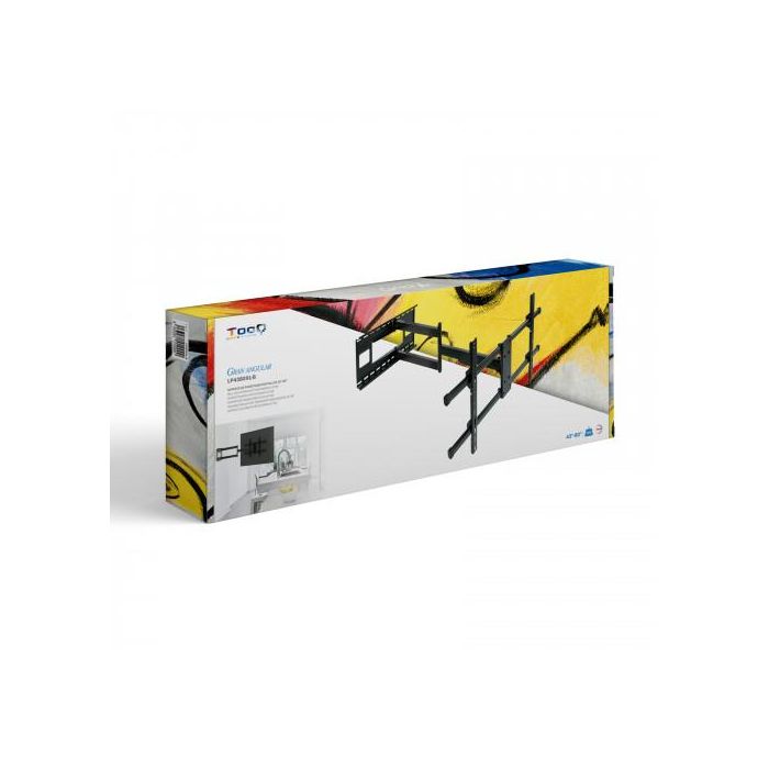 Tooq Soporte de Pared Orientable/Inclinable LP4380XL-B para TV de 43-80" hasta 50kg con Extensión y Gestión de Cables 13 Tooq Soporte de Pared Orientable/Inclinable LP4380XL-B para TV de 43-80" hasta 50kg con Extensión y Gestión de Cables 13