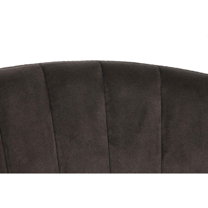 DKD Home Decor Taburete Gris Oscuro Dorado Metal Poliester 58 x 47 x 110 cm (2 Unidades) 4 DKD Home Decor Taburete Gris Oscuro Dorado Metal Poliester 58 x 47 x 110 cm (2 Unidades) 4