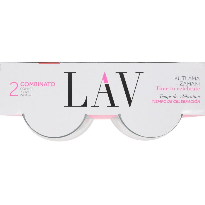 Set de 2 Copas Combinato 730 cc - Lav (12 Cajas) 3 Set de 2 Copas Combinato 730 cc - Lav (12 Cajas) 3