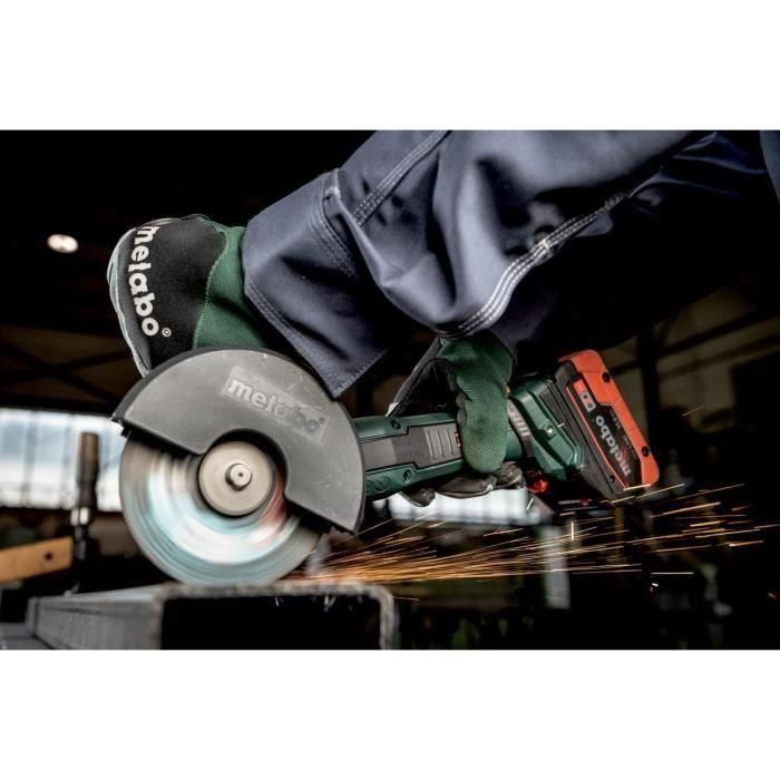 Amoladora angular a batería - METABO - WPB 18 LT BL 11-125 Quick - 18 V - MetaBOX 165 L 1 Amoladora angular a batería - METABO - WPB 18 LT BL 11-125 Quick - 18 V - MetaBOX 165 L 1
