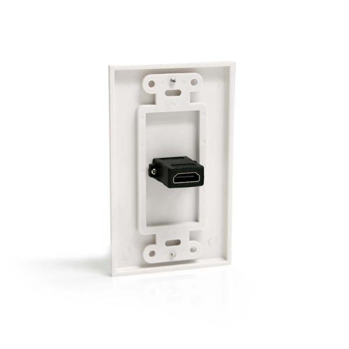 Adaptador HDMI Startech HDMIPLATE Blanco 2 Adaptador HDMI Startech HDMIPLATE Blanco 2
