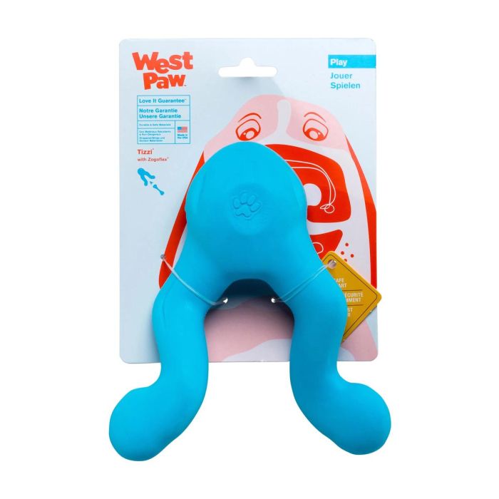 West Paw Juguete Zogoflex Tizzi L 18 cm Azul Turquesa