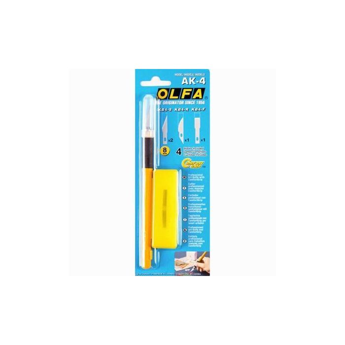 Olfa Cortador Art Knife Pro De Precisión Ak-4 Con 4 Cuchillas Intercambiables Olfa Cortador Art Knife Pro De Precisión Ak-4 Con 4 Cuchillas Intercambiables