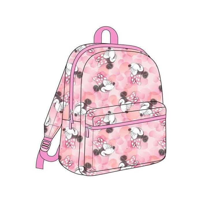 Mochila guarderia estampado minnie 22.0 x 27.0 x 9.0 cm