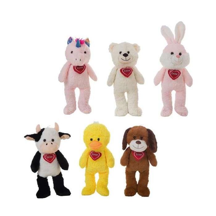 Peluche animales lucky 52 cm 6 mod surtidos con corazón. - modelos surtidos 2 Peluche animales lucky 52 cm 6 mod surtidos con corazón. - modelos surtidos 2