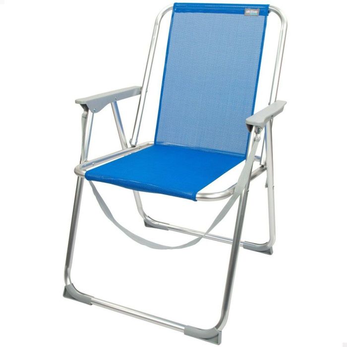 Silla Plegable Aktive Gomera Azul 44 x 76 x 45 cm (4 Unidades) 4 Silla Plegable Aktive Gomera Azul 44 x 76 x 45 cm (4 Unidades) 4