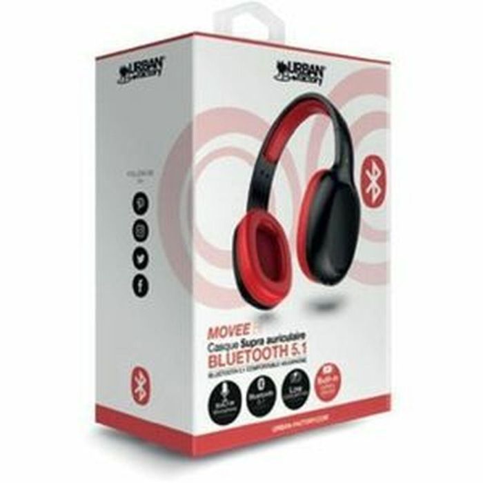 Auriculares Bluetooth Urban Factory MOV03UF 2 Auriculares Bluetooth Urban Factory MOV03UF 2