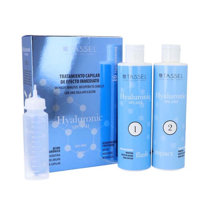 Eurostil Hyaluronic Splash: Tratamiento Capilar Mujer con Ácido Hialurónico, Set 2 x 250 ml (Total 500 ml)