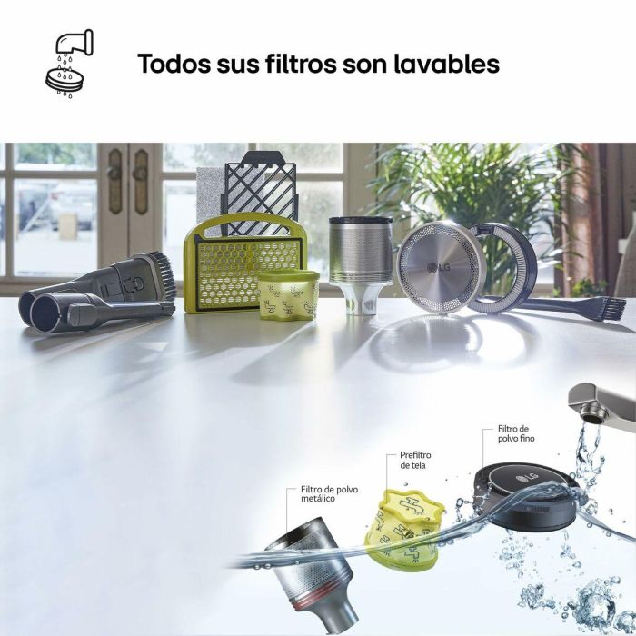 Aspirador Escoba Ciclónico Inalámbrico LG CORDZEROA9K-LITE1C 11 Aspirador Escoba Ciclónico Inalámbrico LG CORDZEROA9K-LITE1C 11