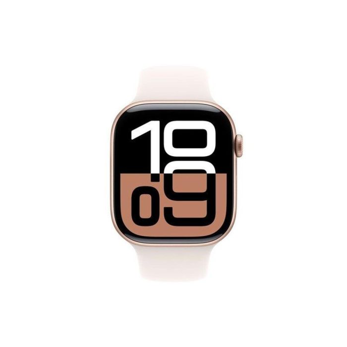 Apple A2999 Smartwatch Watch Series 10 GPS 64GB 46mm Aluminio Oro Rosa Retina Always-On Impermeable Apple Pay Salud y Seguridad 1 Apple A2999 Smartwatch Watch Series 10 GPS 64GB 46mm Aluminio Oro Rosa Retina Always-On Impermeable Apple Pay Salud y Seguridad 1
