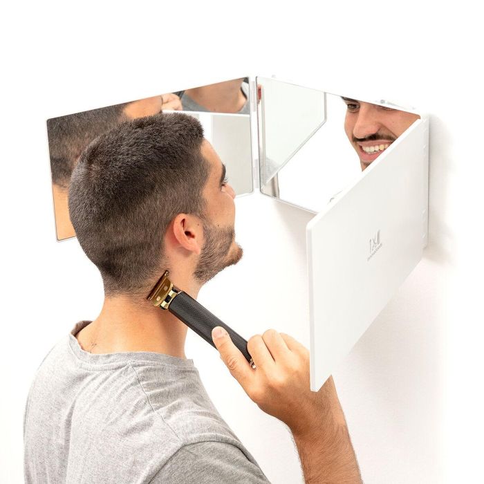 Espejo para baño con luz LED y visión 360º InnovaGoods 6 Espejo para baño con luz LED y visión 360º InnovaGoods 6