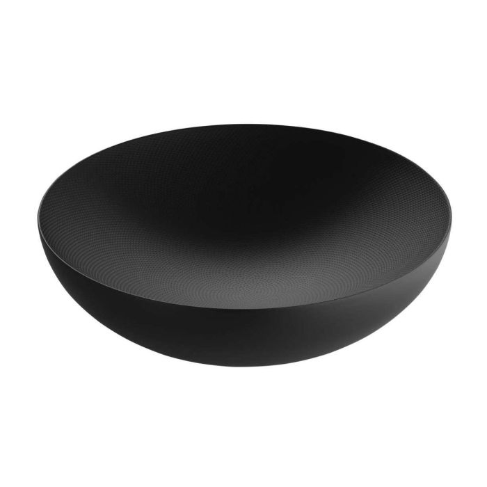 Alessi DUL02/32BT Doble Cuenco Acero Inoxidable y Resina Negro 32cm 1 Alessi DUL02/32BT Doble Cuenco Acero Inoxidable y Resina Negro 32cm 1