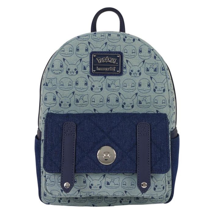 Loungefly Mochila Denim Pokemon 29cm