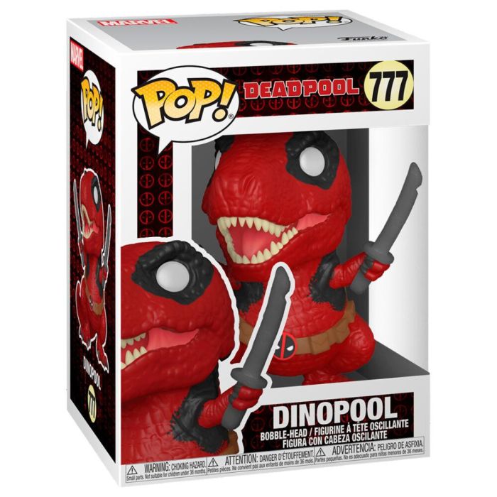 Figura POP Marvel Deadpool 30th Dinopool 2