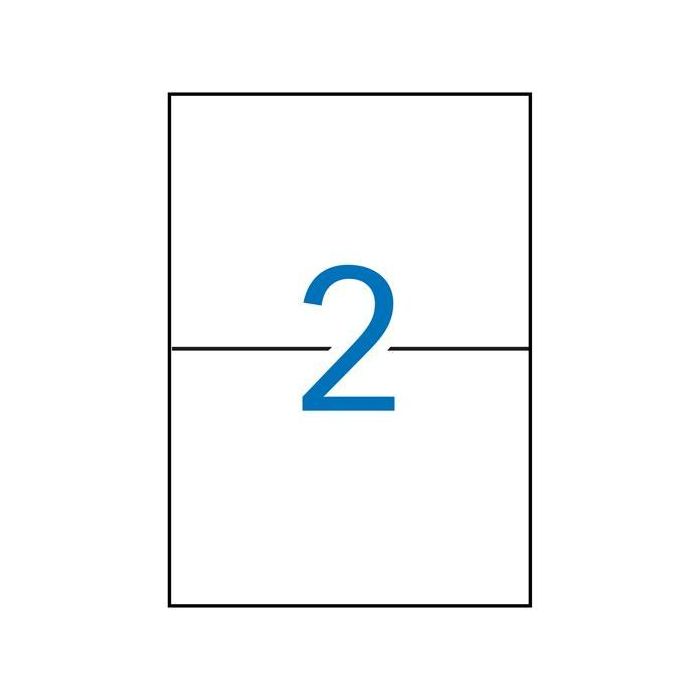 Apli Etiquetas Adhesivas 210x148 mm Inkjet-Láser C-Rectos 2 X 100H Blanco Apli Etiquetas Adhesivas 210x148 mm Inkjet-Láser C-Rectos 2 X 100H Blanco