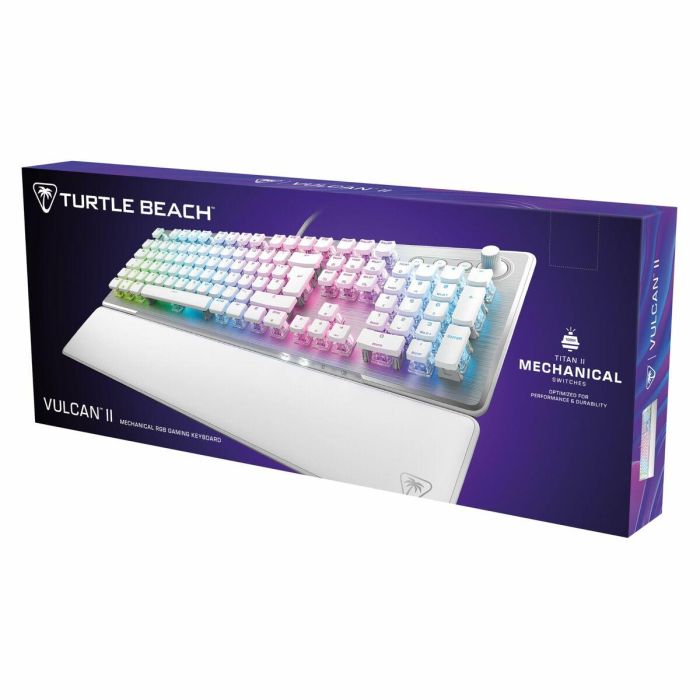 Turtle Beach TBK-1002-12-FR Teclado Mecánico Vulcan II Blanco para PC 2