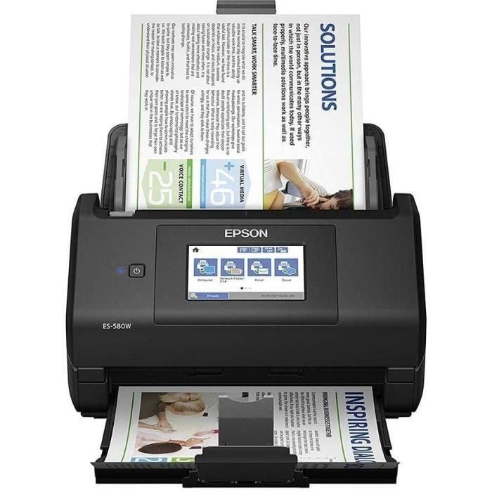 EPSON Escaner WorkForce ES-580W inalámbrico con alim. aut. 1 EPSON Escaner WorkForce ES-580W inalámbrico con alim. aut. 1