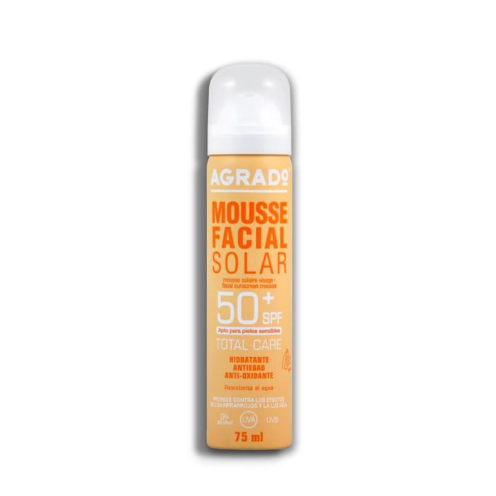 Agrado Mousse Facial Solar Spf50 75 mL