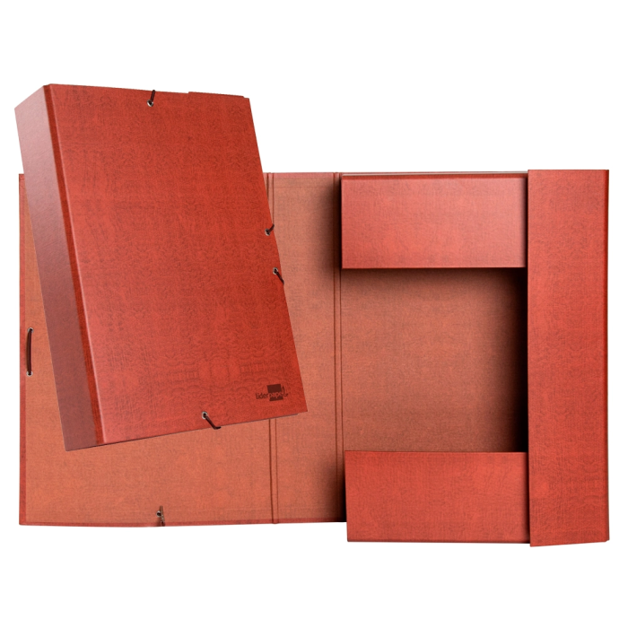 Liderpapel Carpeta Proyectos Folio Lomo 70mm Cartón Forrado Cuero 250 x 350 mm 1