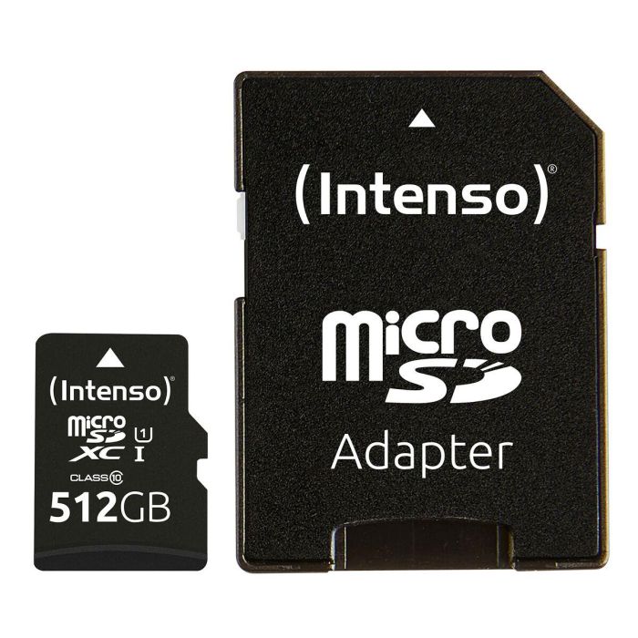 Intenso 3423493 Tarjeta de Memoria Micro SDXC UHS-I Premium 512GB Clase 10 hasta 45MB/s con Adaptador 2 Intenso 3423493 Tarjeta de Memoria Micro SDXC UHS-I Premium 512GB Clase 10 hasta 45MB/s con Adaptador 2