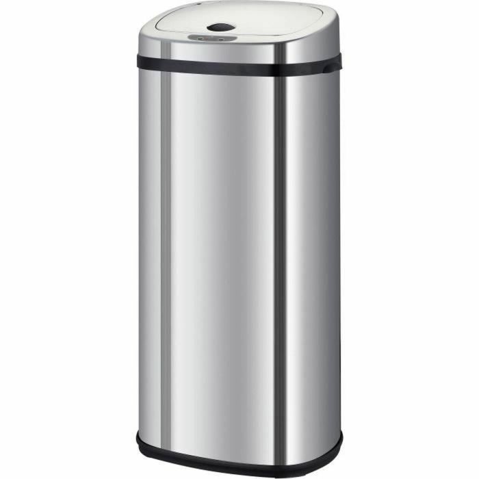 Kitchen Move Papelera de Cocina Automática | Cubo Basura LARGO 42 L Acero Inoxidable Espejo Rectangular con Flejes Kitchen Move Papelera de Cocina Automática | Cubo Basura LARGO 42 L Acero Inoxidable Espejo Rectangular con Flejes